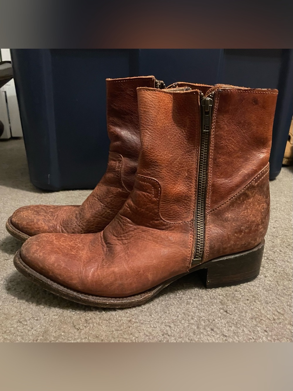 Freebird brick red boot sz 9